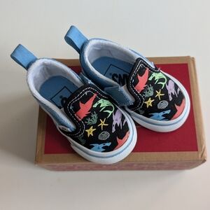 Vans Toddler Shark Classic Slip-Ons